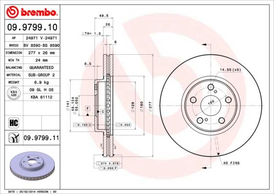 Breco BS 8590 - Əyləc Diski furqanavto.az