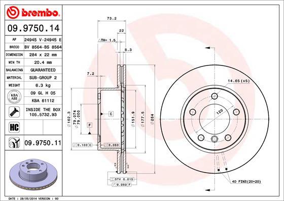 Breco BS 8564 - Əyləc Diski furqanavto.az