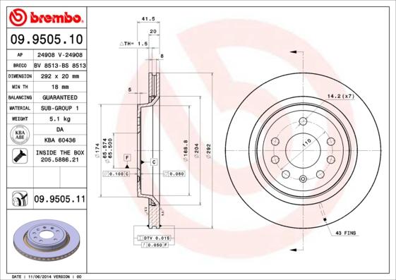 Breco BV 8513 - Əyləc Diski furqanavto.az