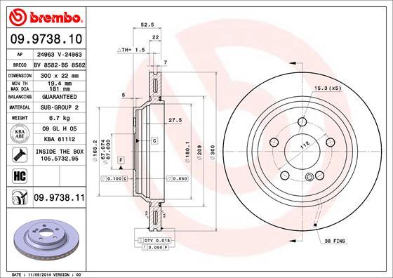 Breco BV 8582 - Əyləc Diski furqanavto.az