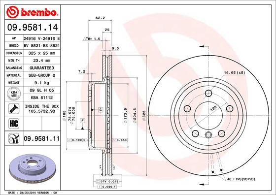 Breco BS 8521 - Əyləc Diski furqanavto.az