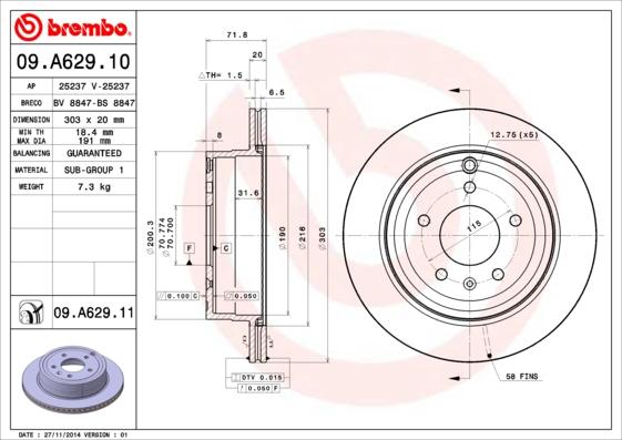 Breco BS 8847 - Əyləc Diski furqanavto.az