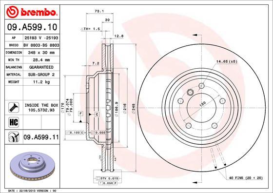 Breco BS 8803 - Əyləc Diski furqanavto.az