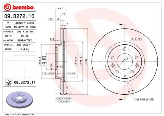 Breco BS 8878 - Əyləc Diski furqanavto.az