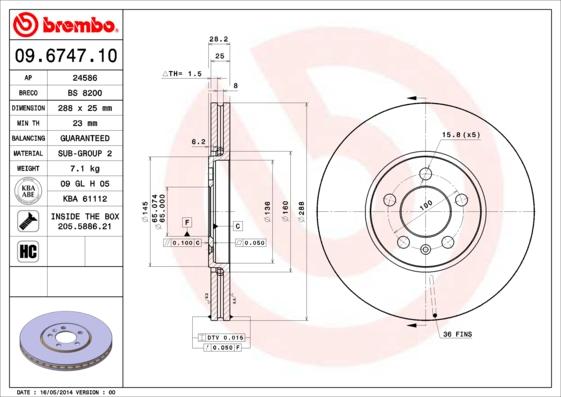 Breco BS 8200 - Əyləc Diski furqanavto.az