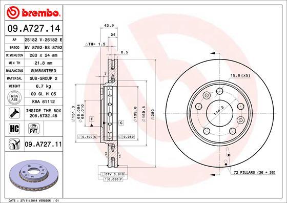 Breco BV 8792 - Əyləc Diski furqanavto.az