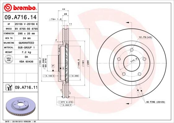 Breco BS 8765 - Əyləc Diski furqanavto.az