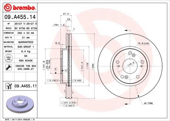 Breco BS 8736 - Əyləc Diski furqanavto.az