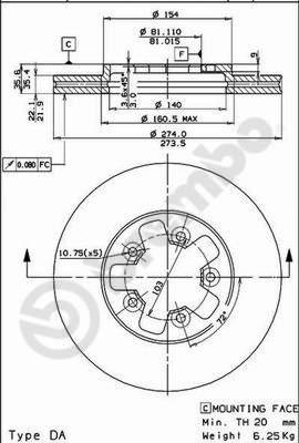 Breco BS 7990 - Əyləc Diski furqanavto.az