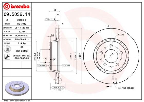 Breco BS 7942 - Əyləc Diski furqanavto.az