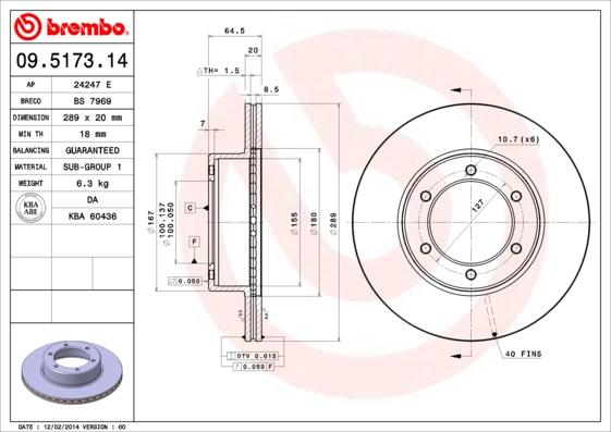 Breco BS 7969 - Əyləc Diski furqanavto.az