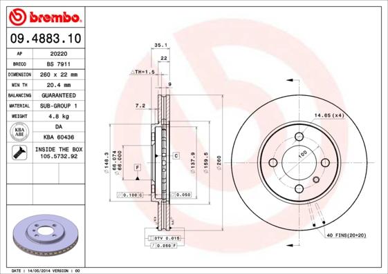 Breco BS 7911 - Əyləc Diski furqanavto.az