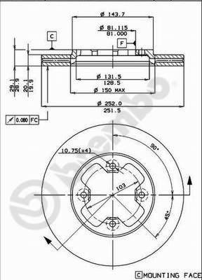 Breco BS 7918 - Əyləc Diski furqanavto.az