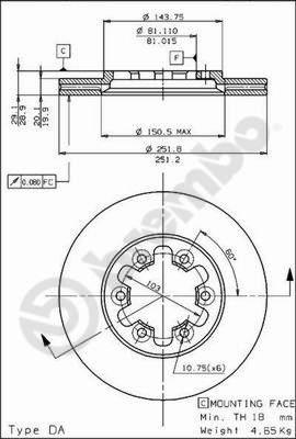 Breco BS 7982 - Əyləc Diski furqanavto.az