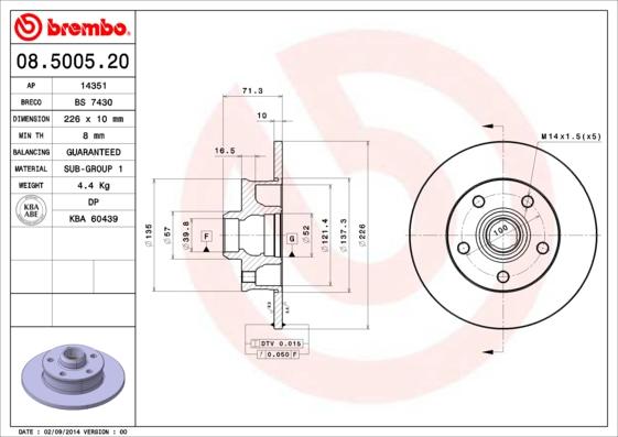 Breco BS 7430 - Əyləc Diski furqanavto.az