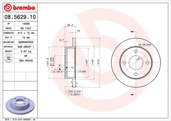 Breco BS 7437 - Əyləc Diski furqanavto.az