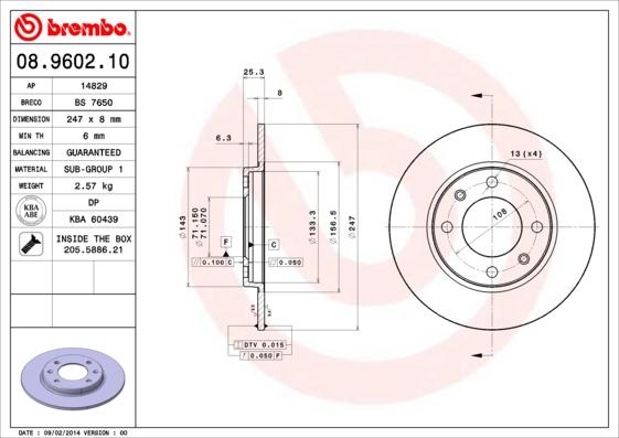 Breco BS 7650 - Əyləc Diski furqanavto.az