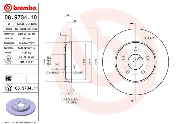 Breco BS 7668 - Əyləc Diski furqanavto.az