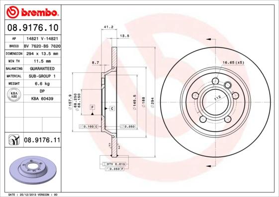 Breco BS 7620 - Əyləc Diski furqanavto.az