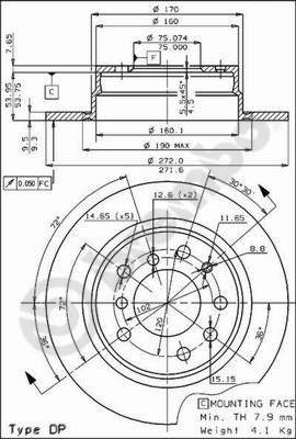 Breco BS 7100 - Əyləc Diski furqanavto.az