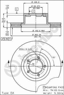 Breco BS 7833 - Əyləc Diski furqanavto.az