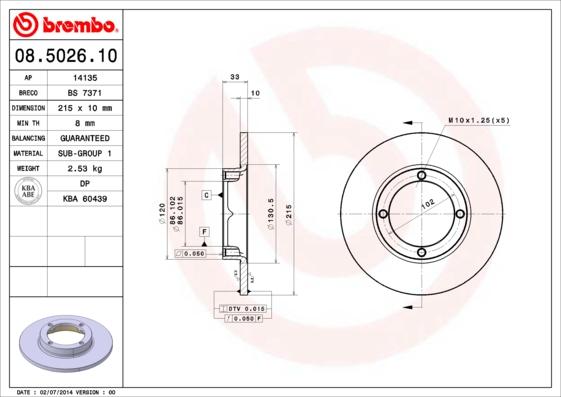 Breco BS 7371 - Əyləc Diski furqanavto.az