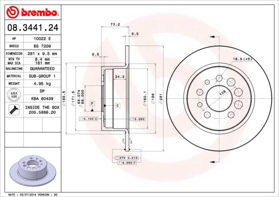 Breco BS 7209 - Əyləc Diski furqanavto.az