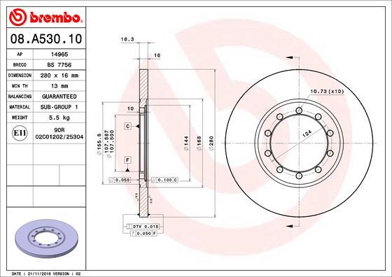 Breco BS 7756 - Əyləc Diski furqanavto.az