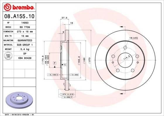 Breco BS 7709 - Əyləc Diski furqanavto.az