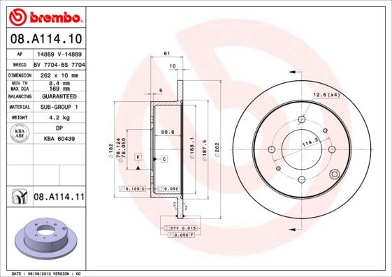 Breco BS 7704 - Əyləc Diski furqanavto.az