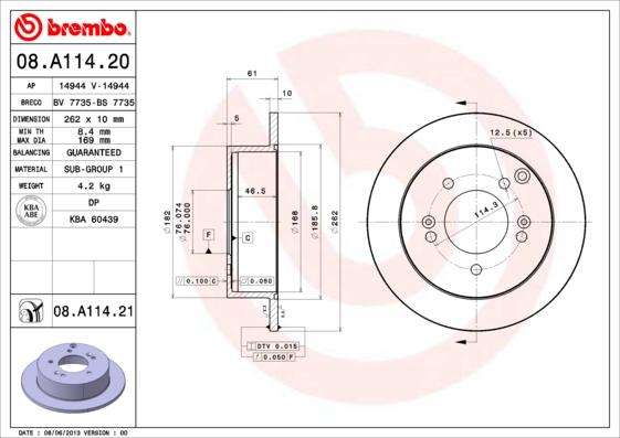 Breco BS 7735 - Əyləc Diski furqanavto.az