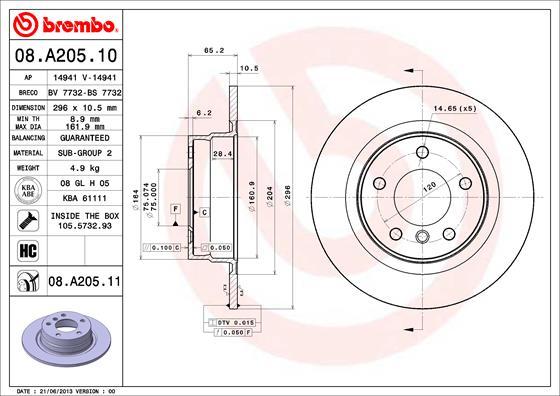 Breco BS 7732 - Əyləc Diski furqanavto.az