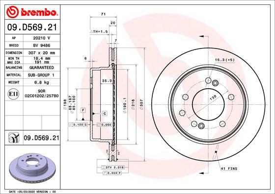 Breco BV 9486 - Əyləc Diski furqanavto.az