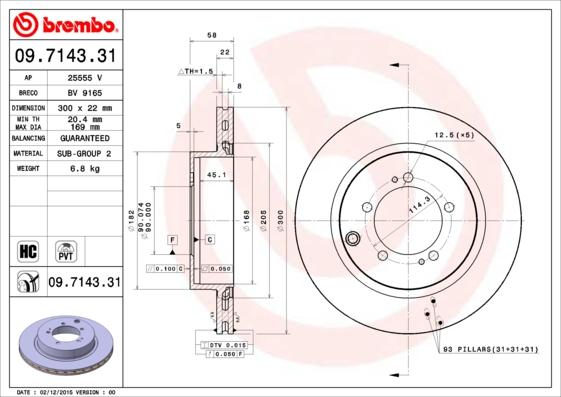 Breco BV 9165 - Əyləc Diski furqanavto.az