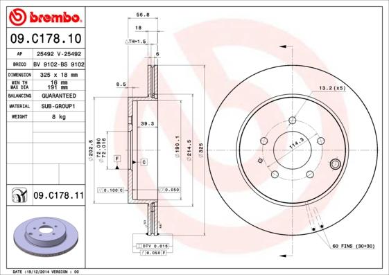 Breco BV 9102 - Əyləc Diski furqanavto.az