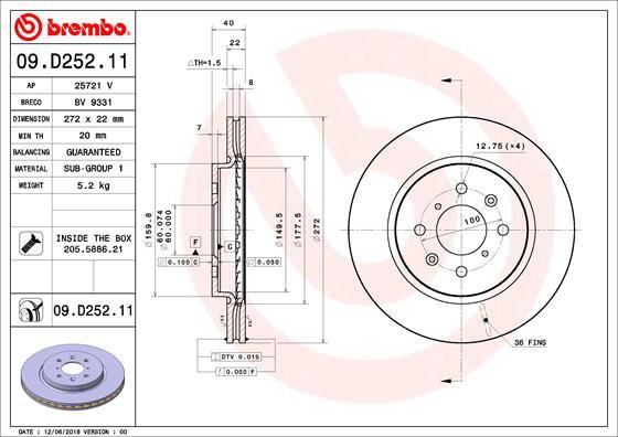 Breco BV 9331 - Əyləc Diski furqanavto.az