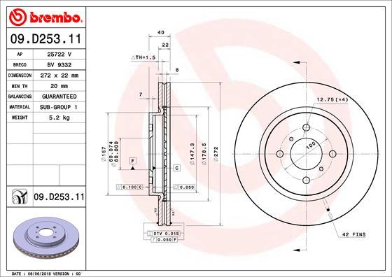 Breco BV 9332 - Əyləc Diski furqanavto.az