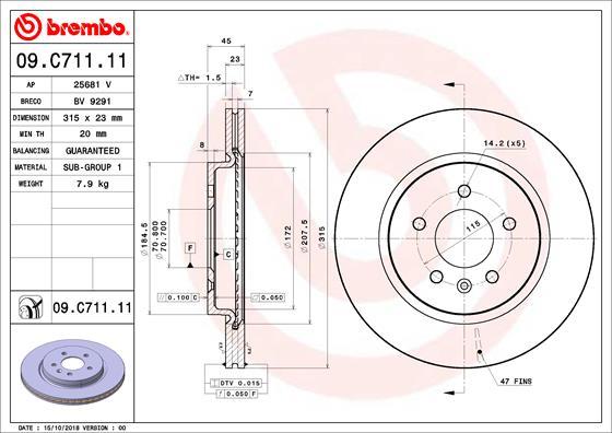 Breco BV 9291 - Əyləc Diski furqanavto.az