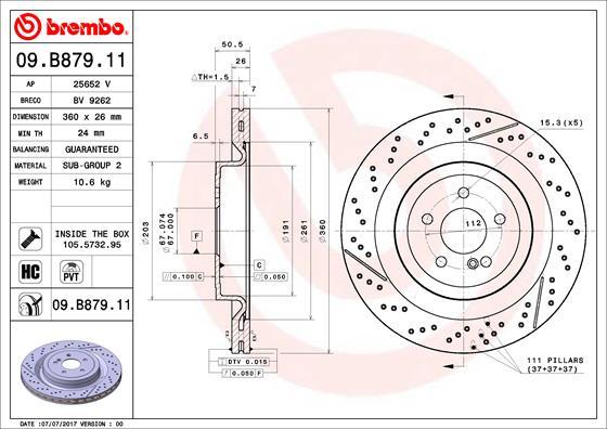 Breco BV 9262 - Əyləc Diski www.furqanavto.az