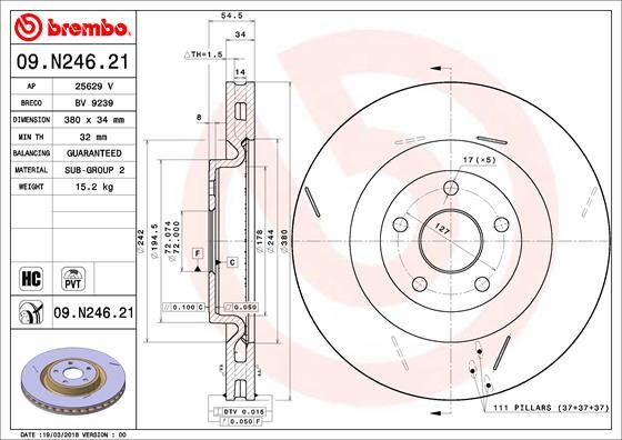 Breco BV 9239 - Əyləc Diski furqanavto.az