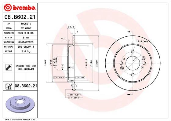 Breco BV 6208 - Əyləc Diski furqanavto.az