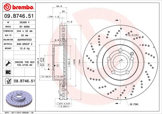 Breco BV 8999 - Əyləc Diski furqanavto.az