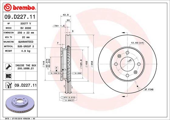 Breco BV 8000 - Əyləc Diski furqanavto.az