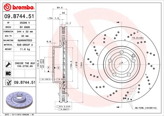 Breco BV 8896 - Əyləc Diski furqanavto.az