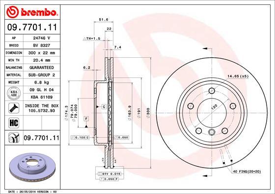 Breco BV 8327 - Əyləc Diski furqanavto.az