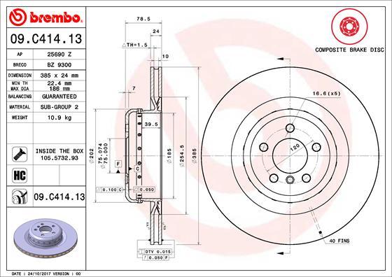 Breco BZ 9300 - Əyləc Diski furqanavto.az