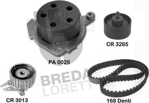 Breda Lorett KPA0590A - Su Pompası və Vaxt Kəməri Dəsti furqanavto.az