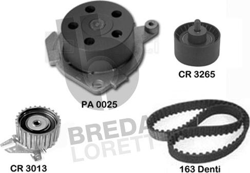 Breda Lorett KPA0588A - Su Pompası və Vaxt Kəməri Dəsti furqanavto.az