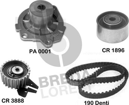 Breda Lorett KPA0099A - Su Pompası və Vaxt Kəməri Dəsti furqanavto.az