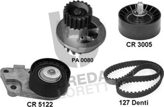 Breda Lorett KPA0190A - Su Pompası və Vaxt Kəməri Dəsti furqanavto.az